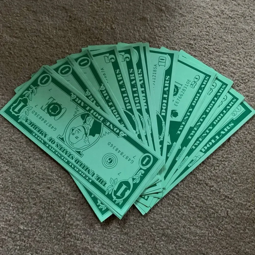 50 Play Money Bills